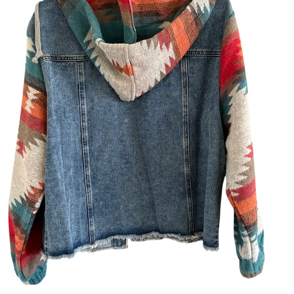 Denim Aztec Jacket - Picture 2 of 4